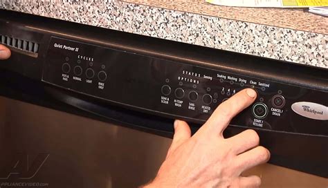 how to reset kitchenaid dishwasher|kitchenaid dishwasher has no power.